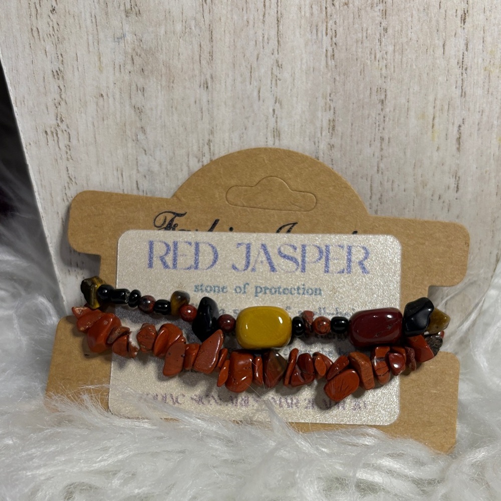 Red Jasper Stone Bracelet